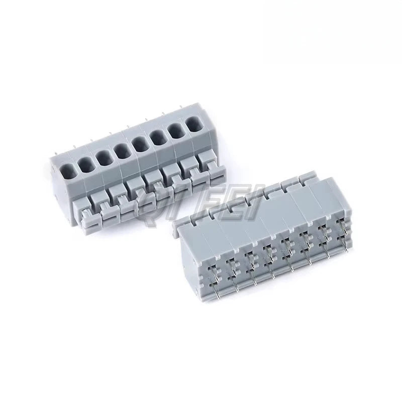 5Pcs KF235 Spring Type PCB Terminal Block KF235 3.81mm Pitch 5.0mm DG235 Screw Free Press Type 235 2P 3P 4P 5P 6Pin Connector
