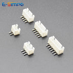 50PCS XH2.54 Right Angle Pin Header Connector 2P 3P 4P 5P 6P 7P 8P 9P 10P 12P 2.54mm Pitch XH for PCB JST 90D Bend RA Pin Wafer