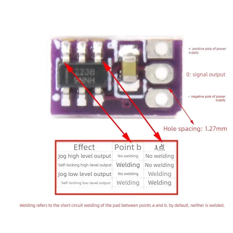 10 PCS MINI TTP223 Touch Sensor Module Small Size for Action Figure Model Lighting DIY Electronics Project