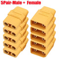 XT90 Male Female Car Connector Plug Welding Terminal Plugs for RC Lipo Battery Drone Auto Airplane Wire Cable Connectors Adapter