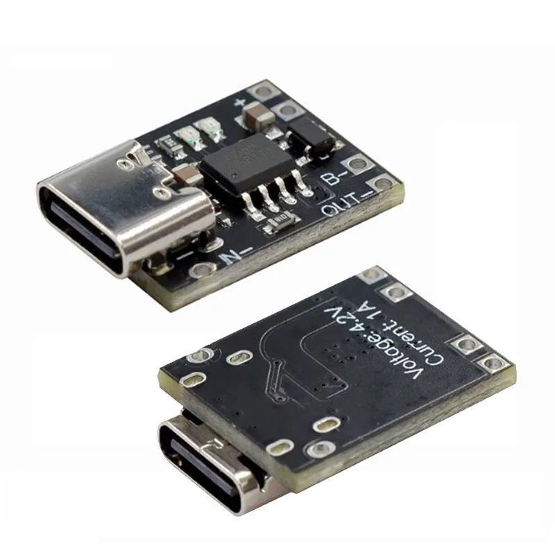 1-20Pcs TP4056 3.7V Lithium Battery Charging Discharging Board With Protection Type-C USB Type C Li-ion Battery Charging Board