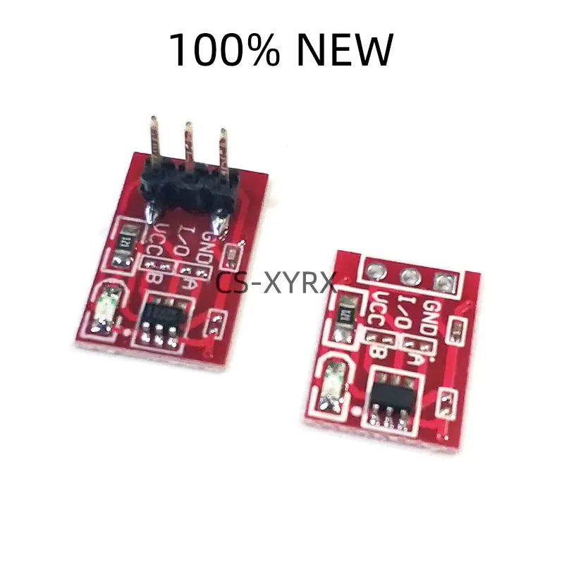 TTP223 touch button module, self-locking, momentary, capacitive switch, single-channel modification