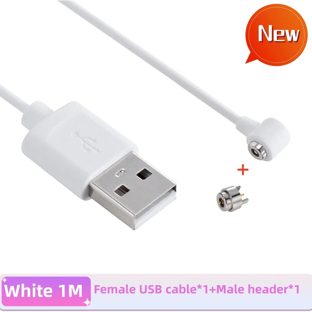 Mini 1 Pole 4.0 MM Dia Circular 2A Male Female Pogo Pin Connector Spring-Loaded USB Type-C Magnetic Charge Cable Wearable Type-C