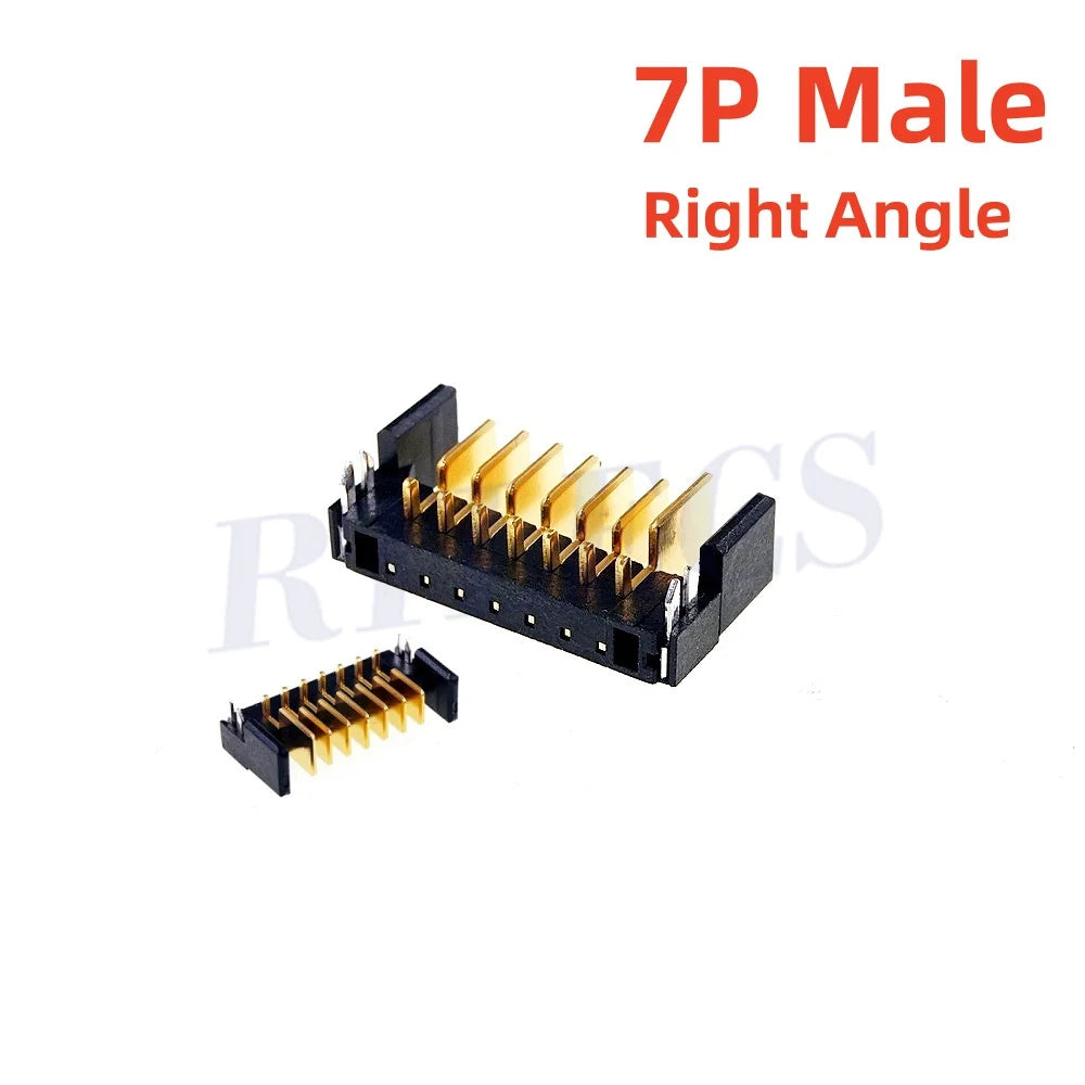 5 20Pcs Blade Male Battery Connector 2.0 MM Pitch 3 4 5 6 7 8 9 10 11 12 Position Right Angle Through Holes Straight PCB Header