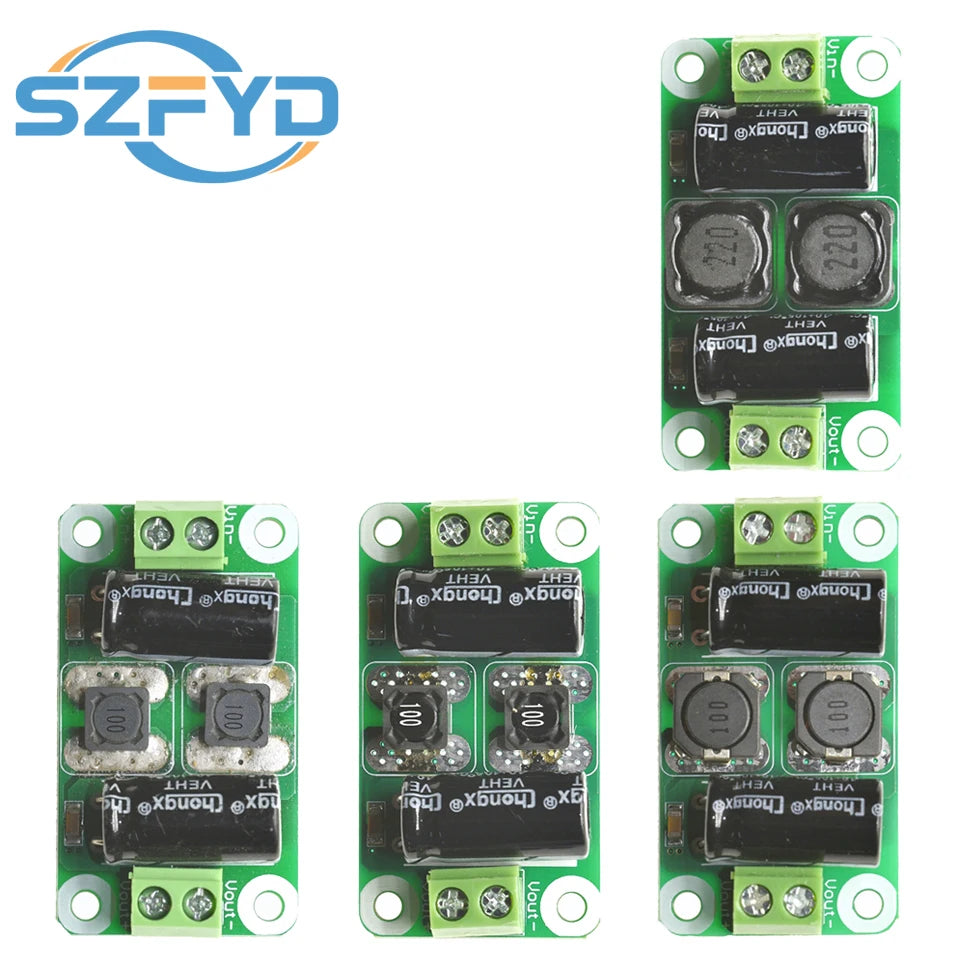 0-25V/0-50V 2A/3A/4A DC Power Filter Board  Class D Power Amplifier Module Interference Suppression Board EMI Suppression