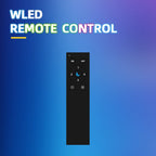 DOMRAEM Addressable WLED WiFi LED Remote Control - ESP-NOW 30M Range, Low-Power, 4-Scene Memory, App-Free Control,RGB IC Control