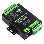 Industrial Isolated 4CH RS485 TO POE ETH (B) RJ45 Converter UART For Modbus 4-Ch RS485 to RJ45 Ethernet Serial Server