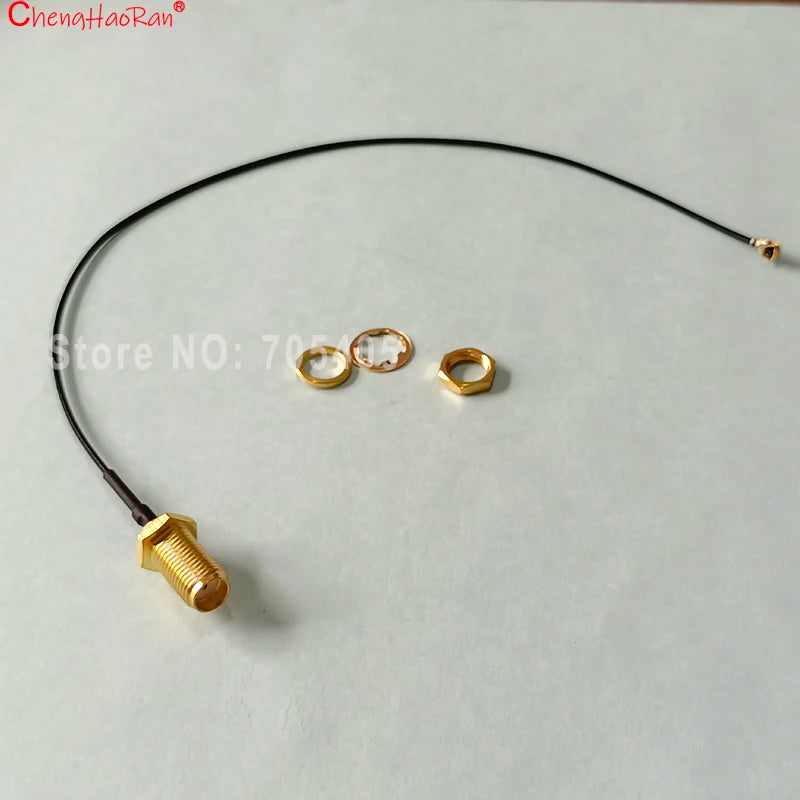 1/2Set SMA to IPX-1 Pigtail Jumper RP SMA Female to RG178 1.13 Cable Sockets Jack Connectors Adapter for Wifi Router GPS AP