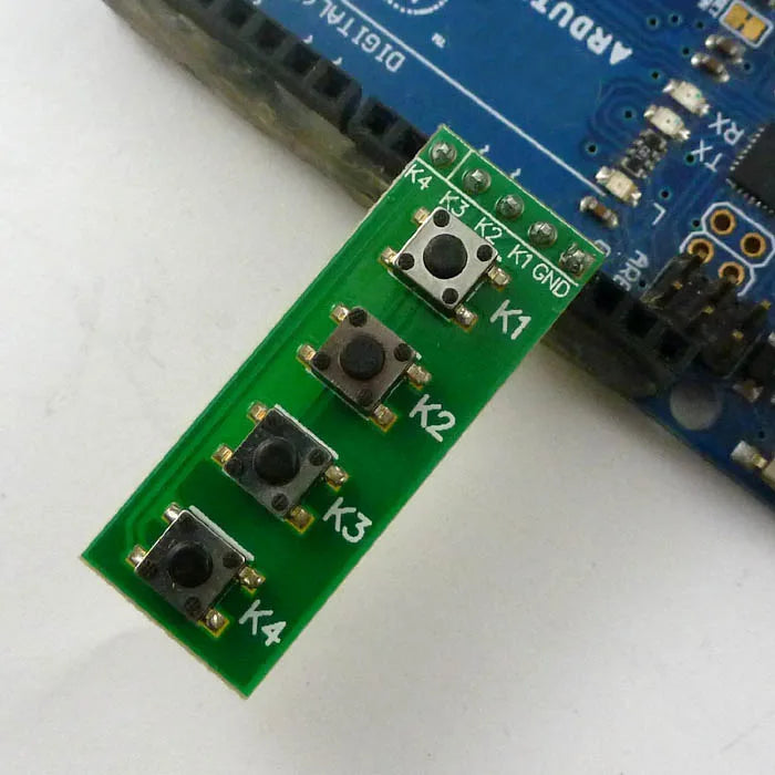2pcs 4 Key MCU Keyboard Matrix for Arduino MEGA2560 DUE Button Banana Pi Breadboard Switch FPGA CPLD STM32