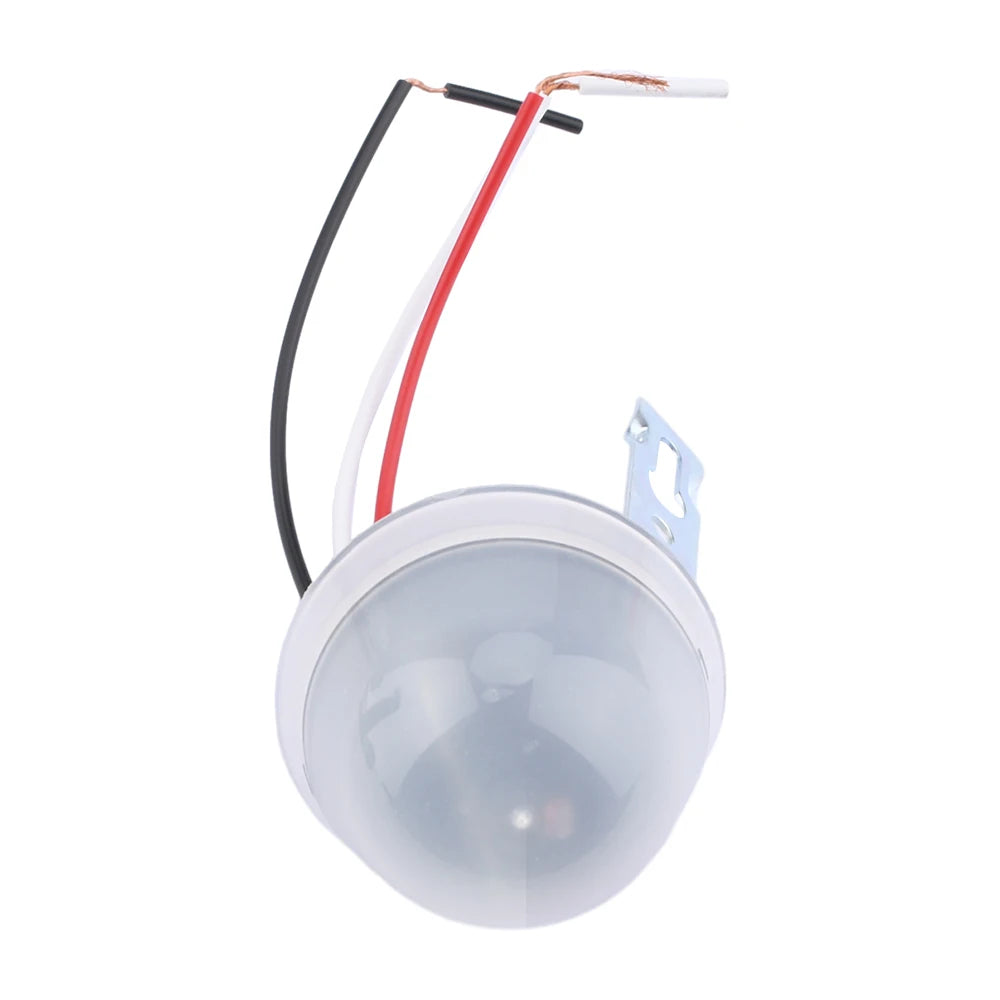 AS-20 Automatic Auto On Off Photocell Street Light Switch AC 110V 220V DC 12V 10A Photo Control Photoswitch Sensor Switch 3 Wire