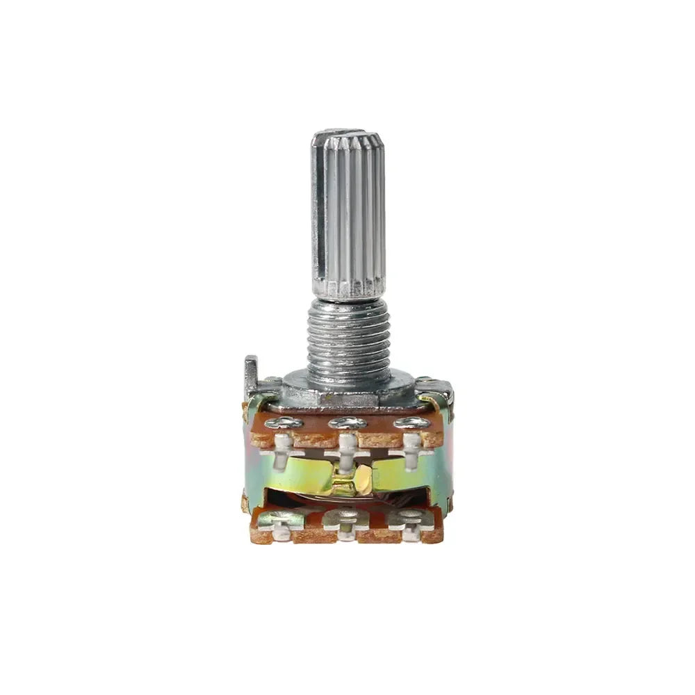 WH148 20MM 6Pin Potentiometer with Nuts and Washers Kit 1K 2K 5K 10K 20K 50K 100K 250K 1M Variable Rotary Carbon Film Resistor