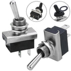 2PCS Toggle Switch KN3D-101 On/Off Switch 25A 12V 2 Pin Locking Electronics SPST SPDT DPDT Power Rocker Waterproof Cap