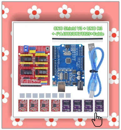 1/2/5pcs CNC Shield V3 V4 Engraving Machine Compatible With Nano 3.0 / A4988 Driver Expansion Board Module for Arduino Diy Kit
