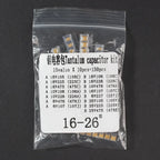 150PCS Tantalum Capacitor Assortment Kit 1μF~220μF 15 Values A/B Case SMD Chip Capacitors for DIY Repair Electronics Projects