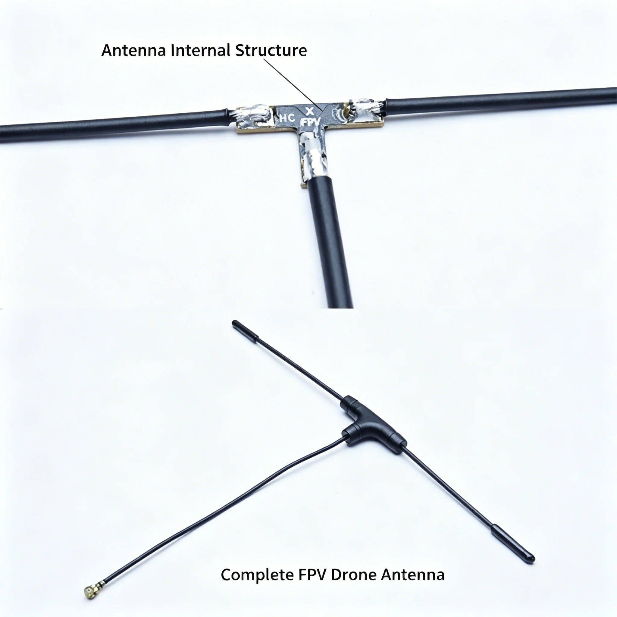 ELRS Receiver 2.4 GHz/915 MHz ExpressLRS High Refresh Rate Drone Communication Antenna for HD Video Transmission and FPV Antenna