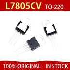 50pcs IC 7805 7806 7808 7809 7812 7815Voltage Regulator L7805 Linear Positive Fixed 1 Output 5V 1.5A