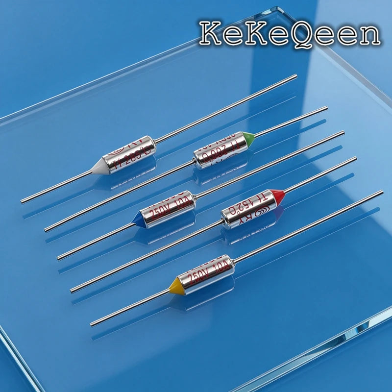 10PCS TF RY- (65C~100C~125C~184C/185C~285C Degree) 250V 10A Metal Shell Temperature Fuse for Electric Cooker Pressure Cooker