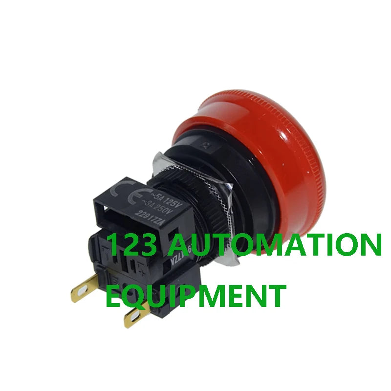 Authentic New Omron A165E-S-01 A165E-S-02 A165E-S-03U Emergency Stop Switch Sensor Pushbutton Switch Non-lighted