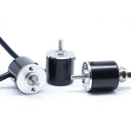 Φ25mm 4mm Shaft Miniature Singleturn Absolute Rotary Encoder RS485 RS232 Modbus RTU Wide Temperature High Durability