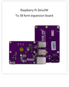 Raspberry Pi Zero W/ WH Expansion Board Ethernet USB Interface 4G Communication Module Metal Shell