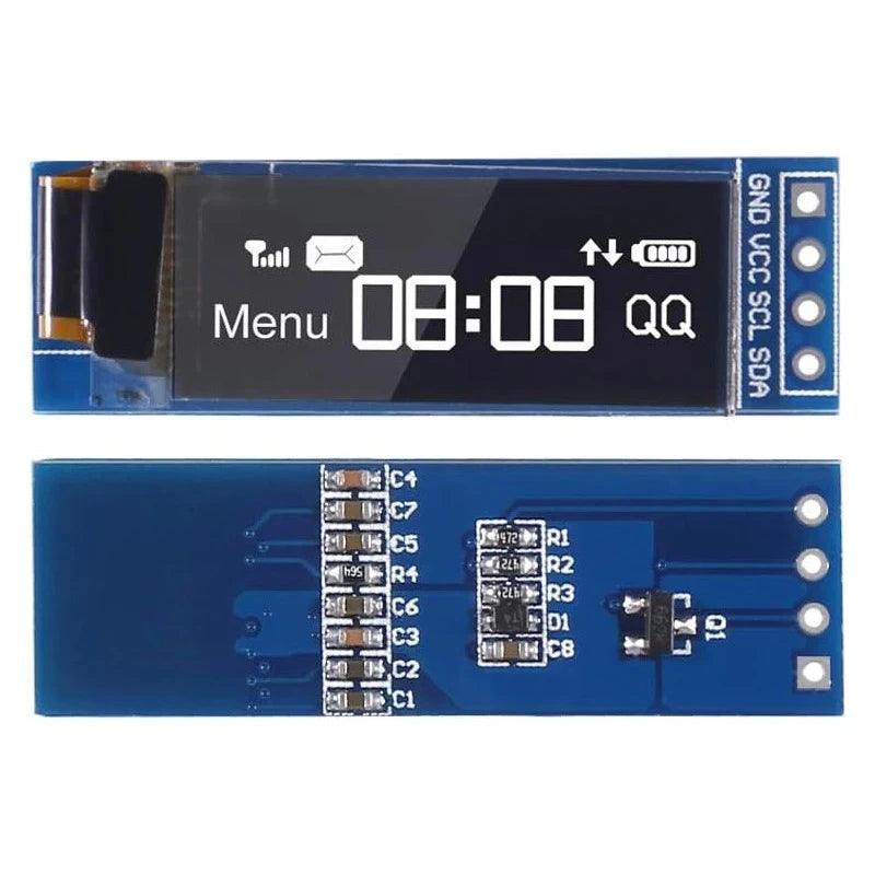 0.91inch 0.96 inch oled IIC Serial White OLED Display Module 128X64 I2C SSD1306 12864 LCD Screen Board For Arduino