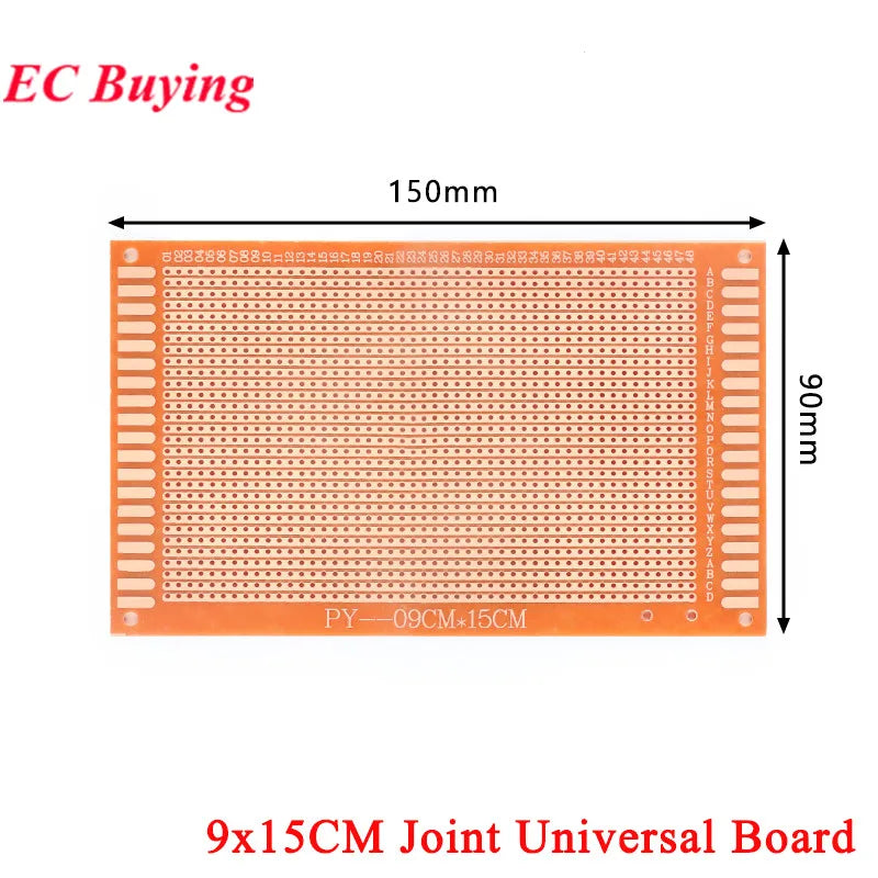10Pcs/1pc 5x7CM 5x10CM 6.5x14.5CM 9x15CM Prototype Board Single Sided PCB Protoboard Universal  Experiment Matrix Circuit Board