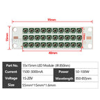 High Power LED Chip IR Infrared 730nm 810Nm 850nm 940nm Deep Red 660nm 30W 50W 100W Grow Plant Light for Night Vision CCTV Camer