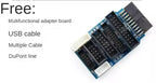 JLINK V8 V9 Simulator Downloader STM32 Singlechip  J-Link 1.8V-3.3V-5V Gold Sinking Process