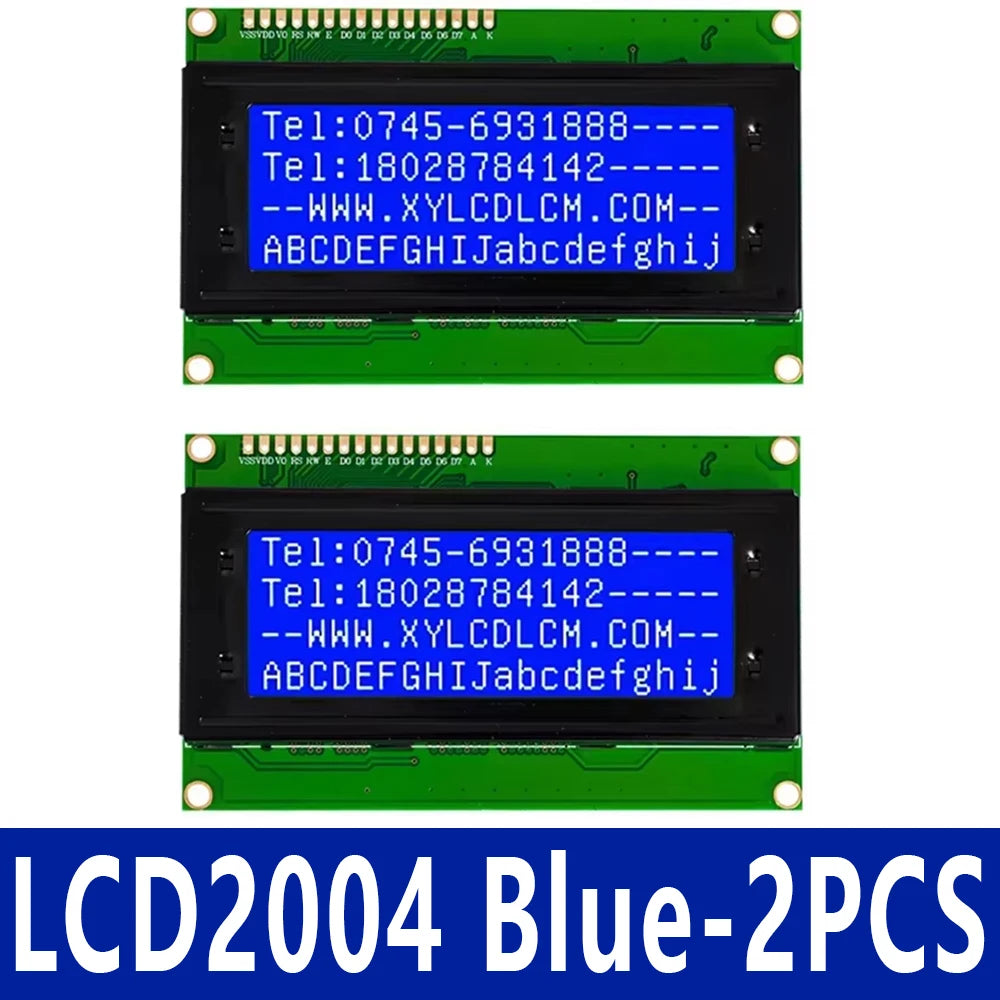 1~5PCS LCD Board 2004 20*4 LCD 20X4 5V Blue/Green screen LCD2004 display LCD module LCD 2004