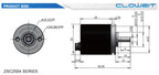 Cloweit 25mm Incremental Encoder 4mm Shaft Rotary  100 200 360 400 500 600 800 PPR 5-24VDC E6A2-CWZSE Automation Sensor Switches