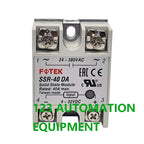 Authentic New FOTEK SSR-10DA 25DA 40DA 50DA 75DA SSR-10DA 25DA 40DA 50DA 75DA-H Solid State Relays Module 10A 25A 40A 50A 75A
