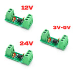 1 Channel Way Optocoupler Isolation Module PC817 3V-5V 12V 24V Photoelectric Isolator Rail Holder PLC Drive Motor Board