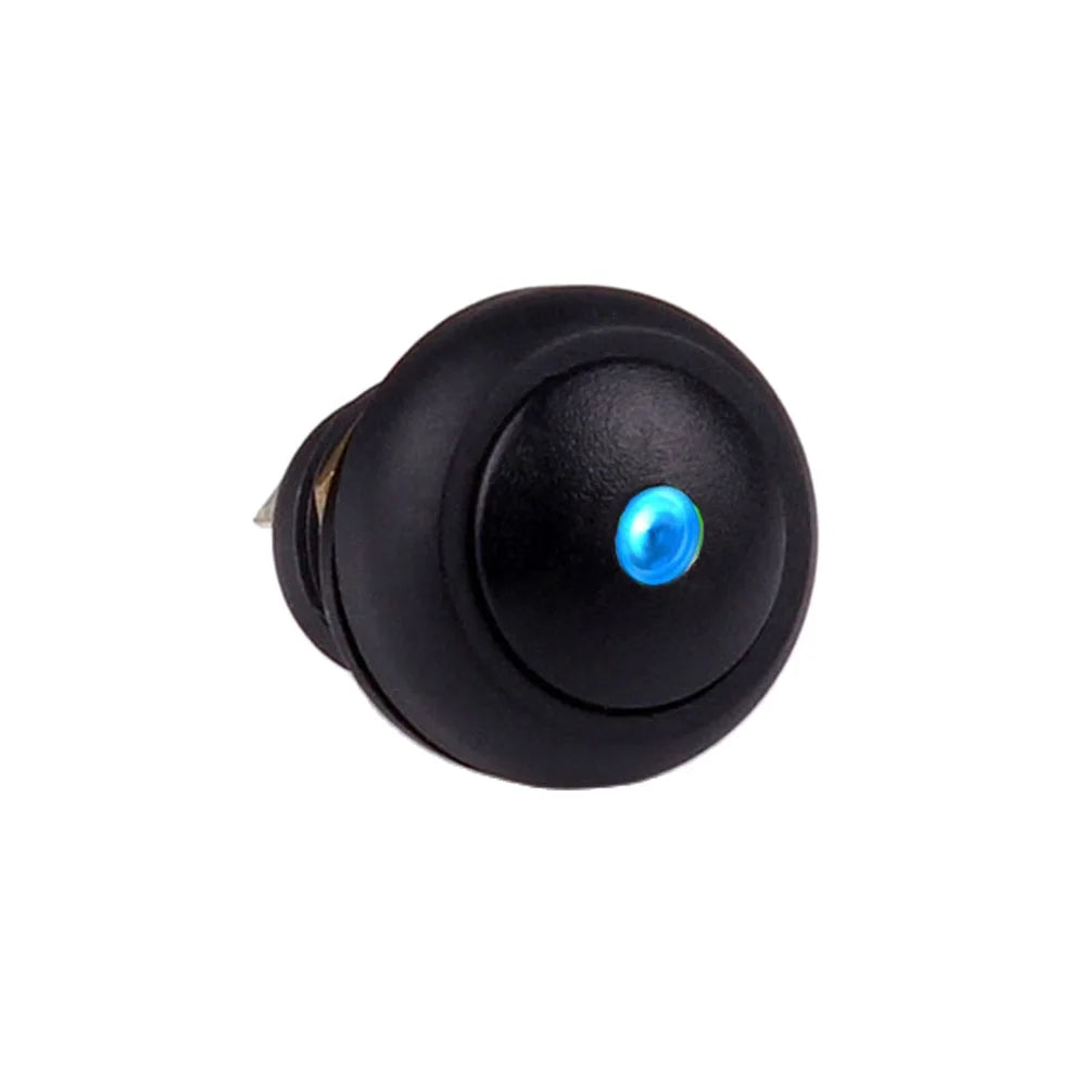 12mm Momentary and Latching NO Waterproof IP67 Types Special Symbol Push Button Car Switch 3V 6V 12V 24V 220V On Off