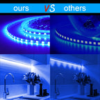 5V 2835 LED Strip Light 3mm 5mm 8mm PCB Width 120Leds/m Flexible LED Tape Ribbon Diode USB/2PIN Wire Led Lights for Room Decor