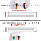 5CM ZH1.5 to jst 1.25 Custom assembly 1.5 1.5 mm ZH pitch 1.25MM housing wire harness Female Double Connector 50MM 1007 28 AWG