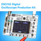 DSO183 Microcontroller Kit DIY Mini LCD Digital Oscilloscope Kit Electronic Welding Training Production Parts 0-500KHz Type C