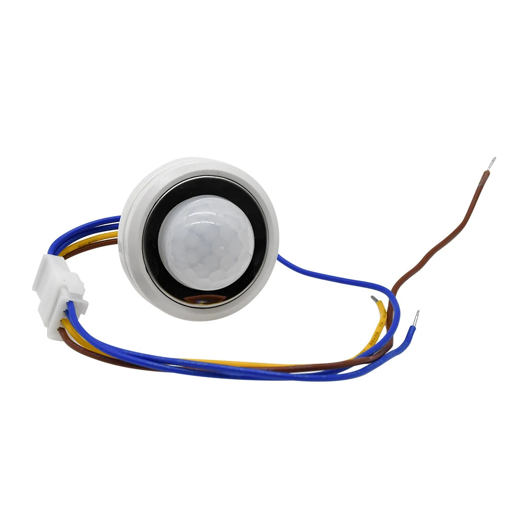 AC85-265V Infrared Motion Sensor IR Detector Switch Auto On Off Adjustable Time Delay Human Body Induction Lamp