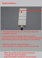 Water Level Detector 5V 12V 24V Capacitance Non-contact Liquid Level Sensor Intelligent Induction Level Switch Detection Switch