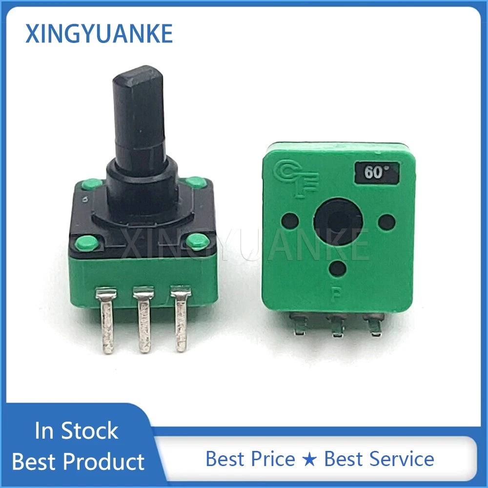 2PCS R0909N B5K Vertical Single Potentiometer 60 80 90 220 240 Degrees B502 5-Pin Handle Length 10MM