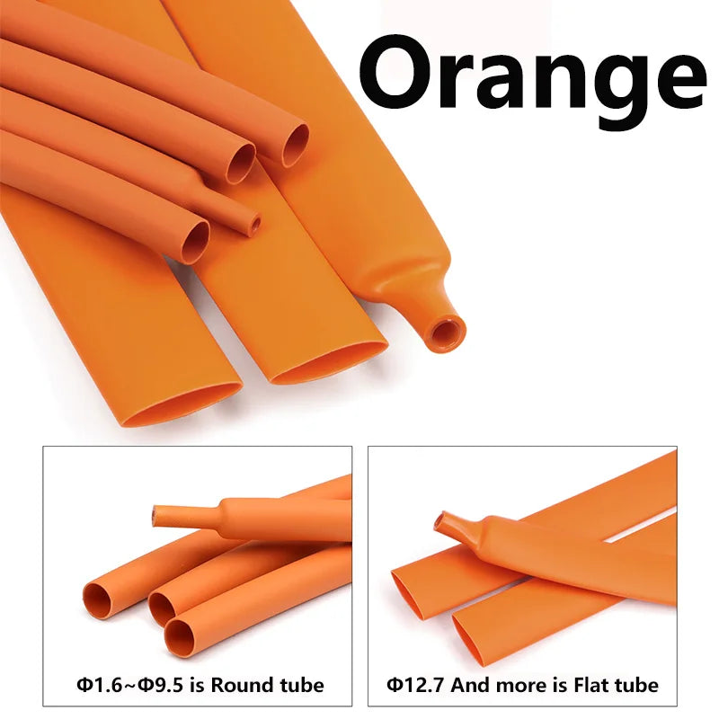 5Meters 3:1 Heat Shrink Tube With Glue Colorful 1.6-50mm Dual Wall Adhesive Lined Polyolefin Shrinkin ﻿Wrap Cable Protect Sleeve