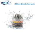 Waterproof Blind Hole Absolute Encoder Magnetic Single/Multi Turn Angle Measurement CAN RS485 Output Power Off Memory