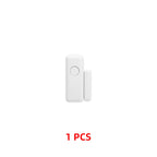 HIVA Wireless Magnetic Door & Window Sensor EV1527 Coding Mode RF 433MHz for Home Security Alarm System Home Burglar Alarm Kits