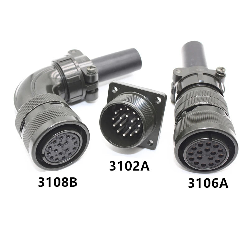 Aviation Plug MS3108B MS3106A MS3102A 18-10S 20-4S 20-15S 20-18S 20-29S 22-22S 24-10S 24-11S Servo Motor Panel Metal Connector