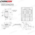 10PCS TO-252 TSSOP-8 AOD2810 AOD4184A AOD4454 8205A AOD403 N-channel P-channel SMD Mosfet Transistor Integrated Circuit BJT