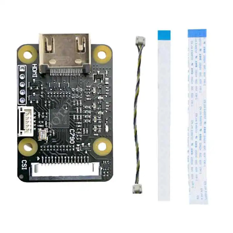 Raspberry Pi Camera Adapter HDMI to CSI-2 Board C790 HDMI IN 1080p25fp for Pi5 / ZERO / 3B/ 3 B+/4B/CM3/CM4 Support Audio