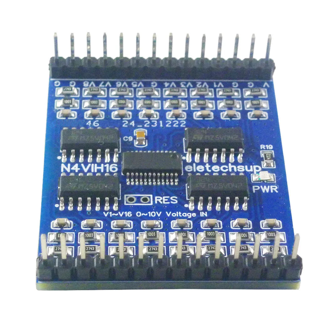 16CH RS485 Analog Input Module 0-5V 0-10V 4-20MA 0-20MA Current Voltage Collector N4VIH16 N4CIE16