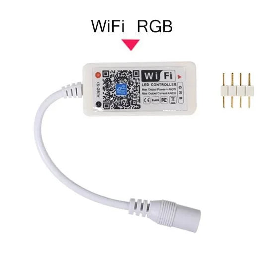 12V 24V LED Strip WIFI RGB RGBW Controller Android IOS APP Bluetooth-compatible Magic Home IR Control For RGB RGBW LED Strip