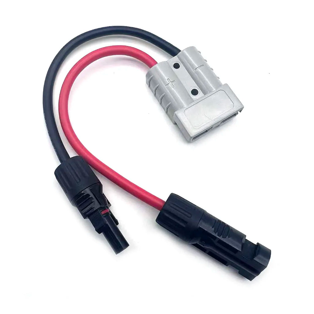 MC4 Solar Panel Extension Cable 10AWG 50A For Anderson Connector To Solar Connector For Outdoor RV Cattery Charging