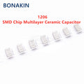 50PCS 1206 180PF 50V 100V 250V 500V 1000V 2000V ±5% 181J C0G NPO SMD Chip Multilayer Ceramic Capacitor