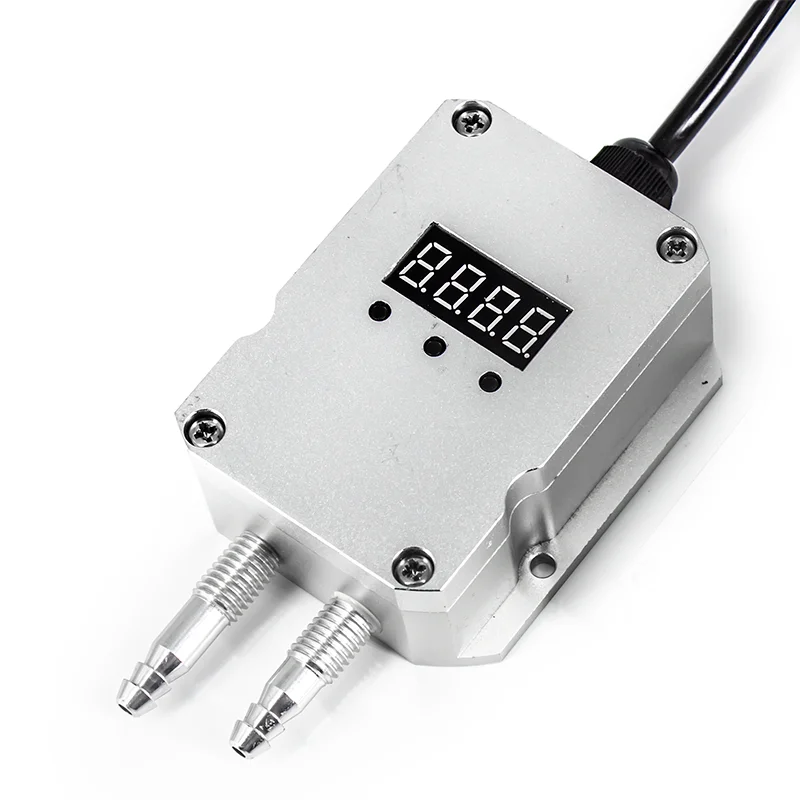 Differential Pressure Sensor 0-50pa 0-200pa 0-500pa 0-10Kpa Wind Air Differential Pressure Transmitter 4-20mA 0-10V 0-5V RS485